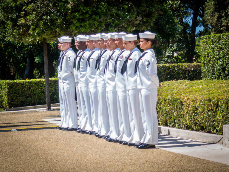 A U.S. Navy Honor Platoon participated in the 2017 Memorial Day Ceremony at Sicily-Rome American Cemetery.