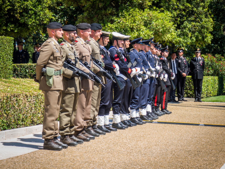 An Italian Military Honor Platoon participated in the 2017 Memorial Day Ceremony at Sicily-Rome American Cemetery.