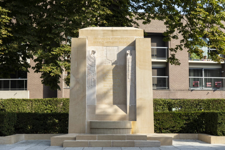 The monument of golden-yellow limestone