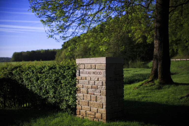 Belleau Wood is adjacent to Aisne-Marne American Cemetery