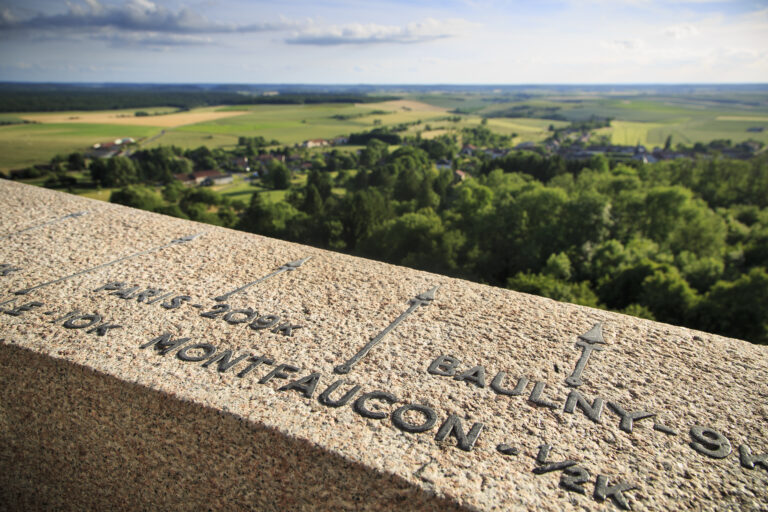 From the top of Montfaucon American Monument