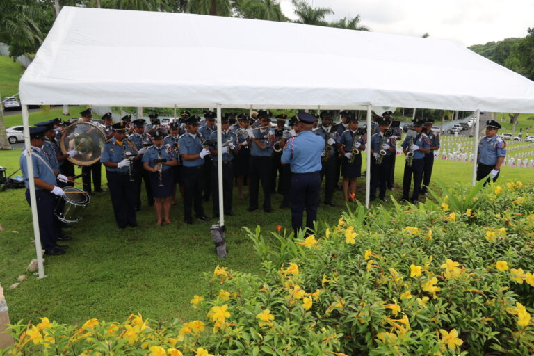 The Republic of Panama's Official Firemen's Band participated in the 2016 Memorial Day Ceremony at Corozal American Cemetery. Photo credit: Miguel Moreno