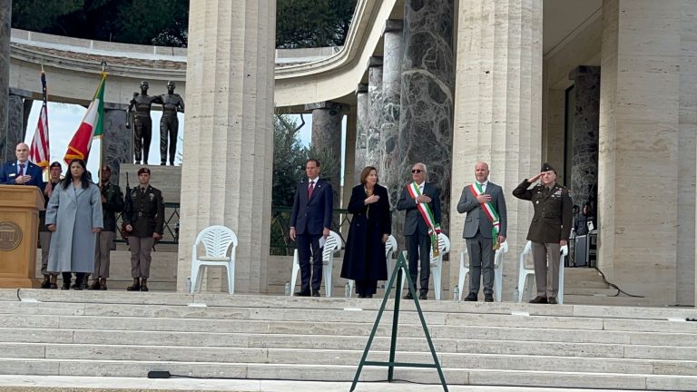 82nd anniversary of the landings commemorated at Sicily-Rome American Cemetery. Credit: American Battle Monuments Commission.