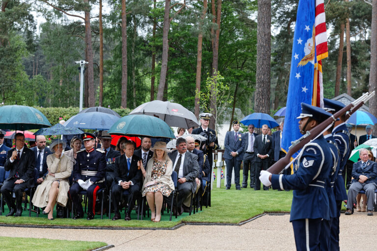 Attendees sit during the 2017 Memorial Day Ceremony at Brookwood American Cemetery. Image courtesy of Anthony McCallum.