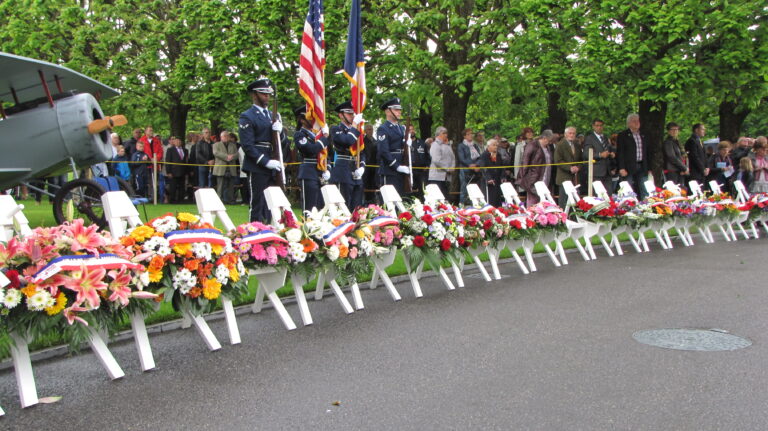 More than 15 wreaths were laid as part of the 2016 Memorial Day Ceremony at St. Mihiel American Cemetery.