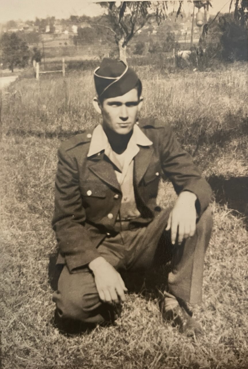 A WWII-era photo of Arthur Crossland Jr.