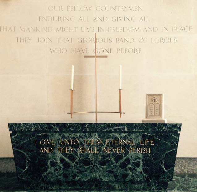 Examining the Sculptures at Lorraine American Cemetery