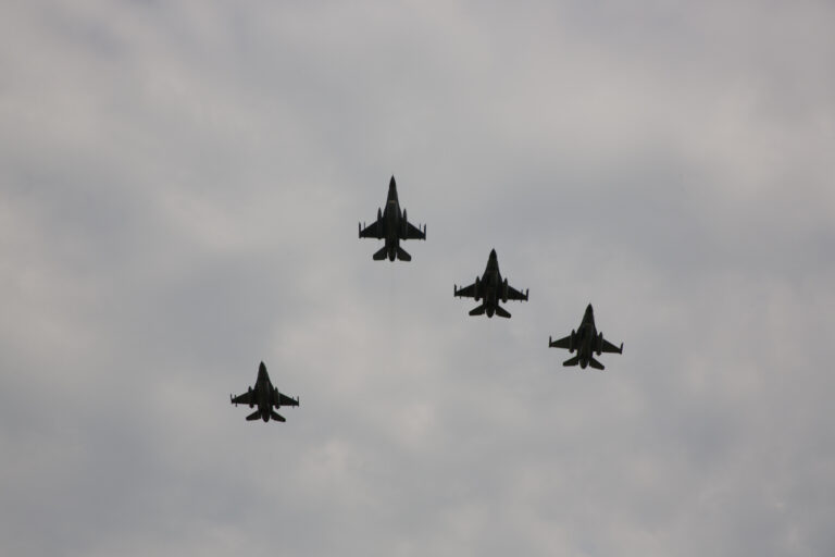 A flyover in the missing man formation occurred during the 2017 Memorial Day Ceremony at Netherlands American Cemetery.