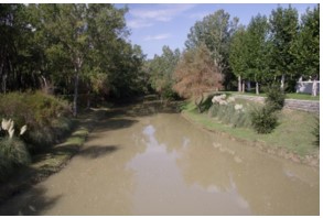 Picture of the Greve River at Florence American Cemetery. Credits: American Battle Monuments Commission/ Robert Uth.