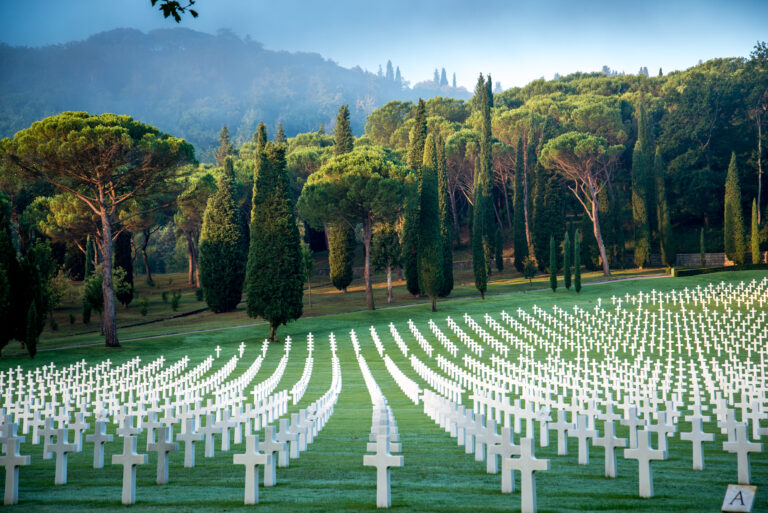 Florence American Cemetery is the final resting place to more than 4