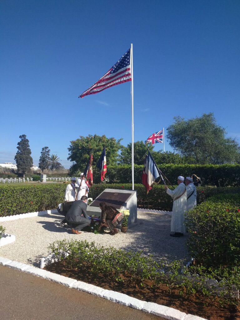 U.S. Consular Chief John Caveness attended the 2016 Veteran Day Ceremony at the Ben M'Sick Cemetery in Casablanca Morocco