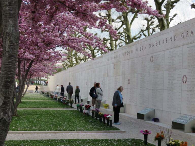 Thousands of visitors came to Netherlands American cemetery in early May 2016 to see the Faces of Margraten.