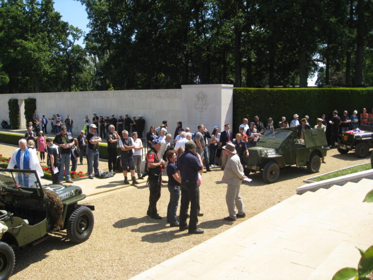 More than 500 bikers gathered at Cambridge American Cemetery as part of the annual Allied Memorial Ride on July 4th