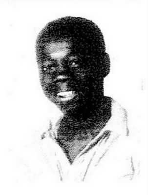 Black and white photograph of a young James Calven Thomas.