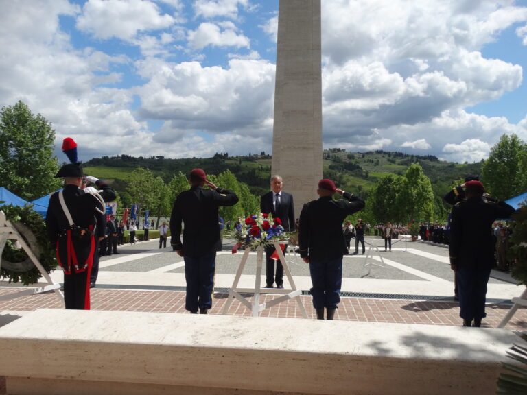 U.S. Ambassador to Italy John R. Phillips laid a wreath during the 2016 Memorial Day Ceremony at Florence American Cemetery.