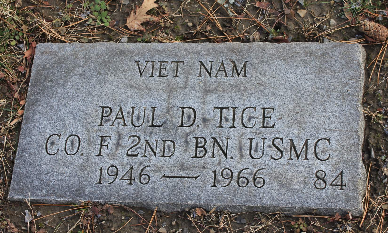 The grave of Paul Tice at Forest Lawn Cemetery in Buffalo, New York. Courtesy of Jay Boone, Find a Grave.