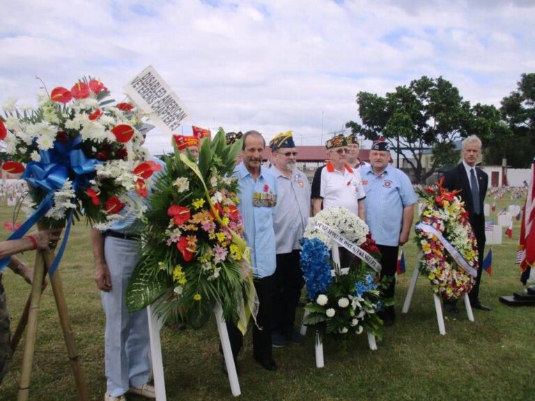 The 2016 Veterans Day Ceremony at Clark Veterans Cemetery including the laying of floral wreaths.