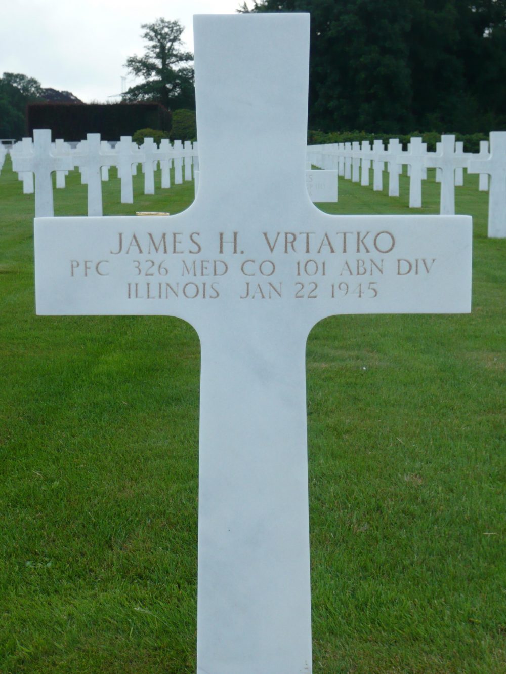Private First Class James H. Vrtatko - American Battle Monuments