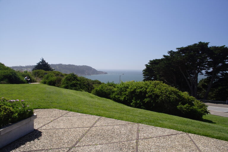 View from the West Coast Memorial in the Presidio in California