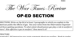 The Poison Gas Op-Ed